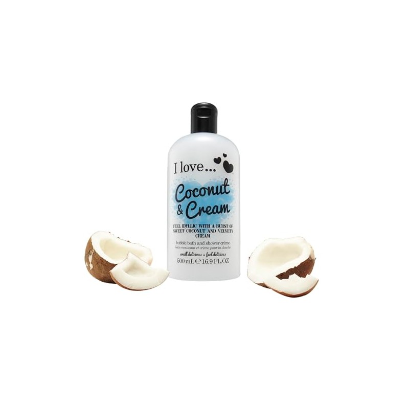 I Love... Coconut & Cream Bubble Bath And Shower Creme