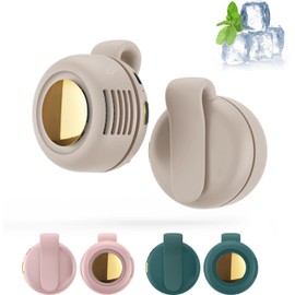 2one Ventilador con Clip para la Cintura,Mini Ventilador Compacto con Clip,Ventilador Portátil Silencioso sin Aspas（Blanco）