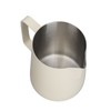 Pull Flower Cup Stainless Steel Art Froth Cup Pointed Mouth