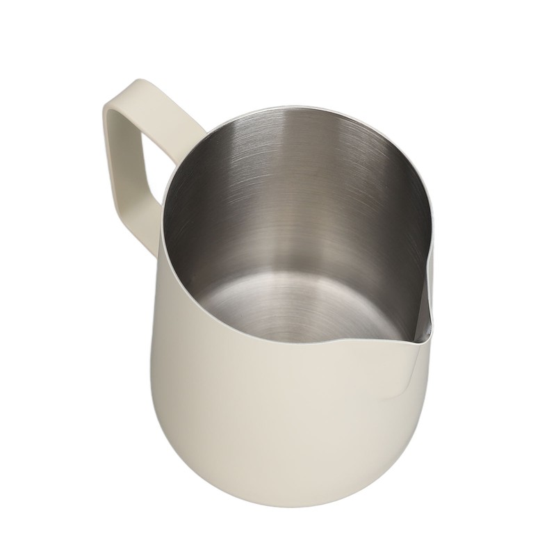 Pull Flower Cup Stainless Steel Art Froth Cup Pointed Mouth
