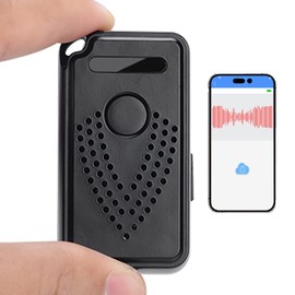 Tecno-10 Innovacion Microfono Espia Oculto WiFi Grabadora De Voz a Distancia Portable Soporta Audio En Vivo Activada por Voz Bateria 20 Dias Modo Espera