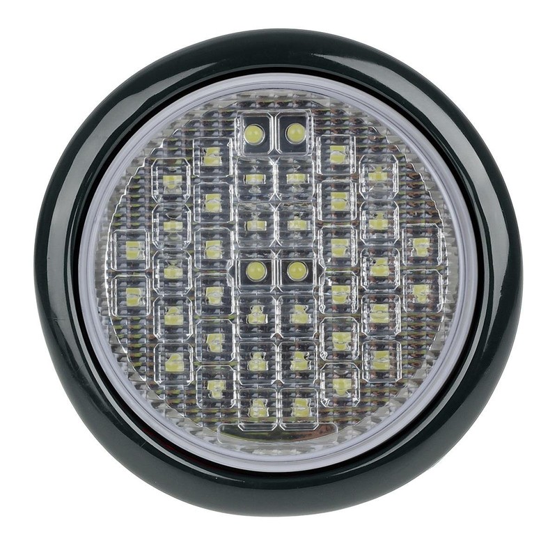 Partsam 2pcs 4" Round LED Trailer Tail Lights - 40