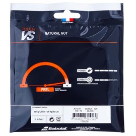 Babolat Touch VS 16g Black Natural Gut Tennis String, Full Set (2 Sets)