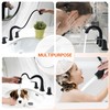 BRAVEBAR Pull Down Bathroom Faucet Black- Matte Black Sink Faucet