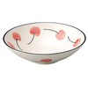 Banko Ware 14253 Casual Earthenpot, Flat Pot, Cherry