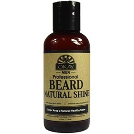OKAY MEN BEARD NATURAL SHINE 4oz / 118ml