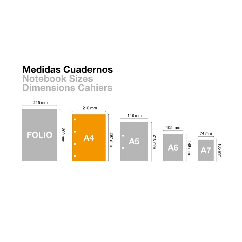 Miquelrius - Notebook A4 Notebook Emotions 120 Sheets 90 g/m²