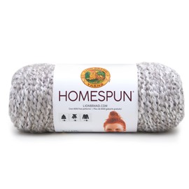 Lion Brand Yarn Homespun Yarn, Soft Bulky Yarn for Knitting, Crocheting, and Crafting, 1 Pack, Clouds