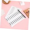 FOMIYES 6d Realistic Artificial Eyebrows Waterproof Eyebrow Stickers 2 Sheets/20