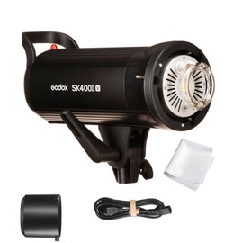 Godox SK400II V SK400IIV SK400II-V Flash Monolight,Bowens Mount 400W Studio Strobe Flash, GN65 5600K 2.4G with LED Modeling Lamp for Studio(SK400II Upgraded Version
