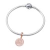 PAIYUAN Rose Gold Zodiac Sign Charms 925 Sterling Silver Constellation