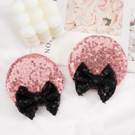 MAIROX Hair Clips for Girls, Hair Bows Girls, Pink Hair Bows, Hair Scrunchie for Women, Girls Hair Accessories, Cosplay Accessories for Carnival, Headpiece, Party Supplies (Pink B)