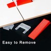 Eowppue Tile Levelling Clips 1 mm 200 Pieces Tile Levelling