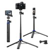 Kaitezenz Selfie Stick Tripod for Gopro Camera, 62" Extendable Tripod