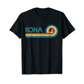 Kona Hawaii Vintage Surfer Souvenir Surf T-Shirt