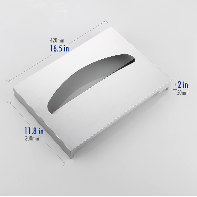 Toilet Seat Cover Dispenser Wall Mounted SUS 304 Stainless Steel