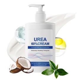 60% Urea Cream - Cracked Heel Repair Cream For Feet and Hand - Foot Cream for Cracked Heels and Dry Skin - Urea Cream 60 Percent for Feet - Maximum Strength for Hand, Foot and Body Care