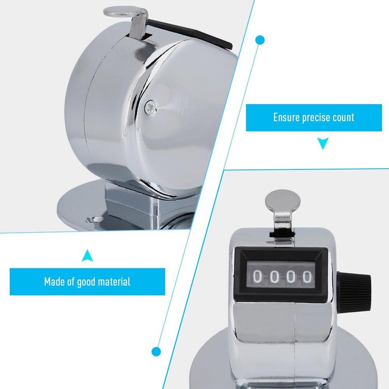 Demeras Mechanical Clicker Counter Handheld Hand Tally Counter Hand Held