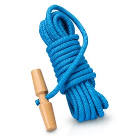 PR-20 Tree Pruner Rope Replacement (with Wooden Handle), for Jameson Fiscar Big Mouth Manual Pole Saw & Tree Pruner,20 feet long with a 5/16-inch diameter