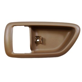 PT Auto Warehouse TO-2901B22LH - Inside Interior Inner Door Handle Trim/Bezel, Brown (Oak) - Driver Side