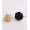 VINGTAINE H7283-BE-CAFF Cut Beads, Pony Hook, Hair Elastic, Hair Cuff,
