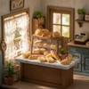 Hyper-Realistic Miniature Bread Set, 1/12 Scale Resin Food Props for