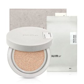 Soom37° 숨37도 스킨스테이 소프트 글로우 쿠션(본품+리필) 고보습 광채 SU:M37° Skinstay Soft Glow Cushion (Main + Refill) High Moisture Radiance