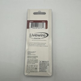 Livewire Threaded Headphone Adapter 3.5 mm TRS Female to 1/4" TRS Male New