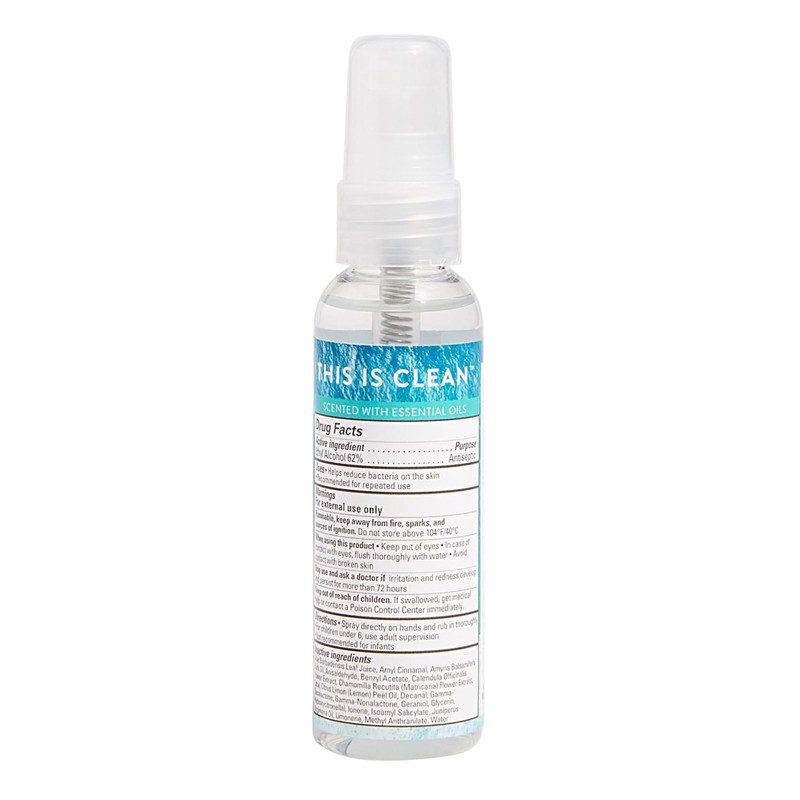The Honest Company Plant-Based Hand Sanitizer Spray Kills 99.9% of