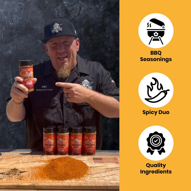 Blazing Star BBQ Blazing Bundle (Reaper Rub & Seasoning/Scorpion Rub