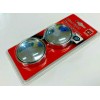 D&D 2PC CONVEX 360 CHROME BLIND SPOT WIDE ANGLE REAR