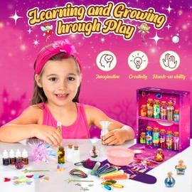 Subtail Potion Making Kit Children - Craft Kits for Kids - Gifts for 6 7 8 9 10 Year Olds Girls - Fairy Potions Kits for Kids Girls Toys Age 6 7 8 9 10 - Best Gifts Magic Kids Craft Kits