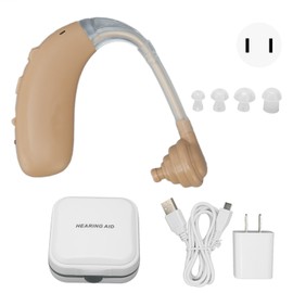 Hearing Aids for Seniors Wireless Bluetooth Noise Cancelling Rechargeable Digital Hearing Amplifier for Adults 100‑240V US Plug