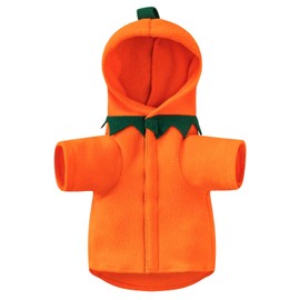 Disfraz de calabaza para perro con capucha de Halloween (L)