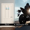 4"x7" Blank Yellow Motorcycle License Plate - Perfect for Custom