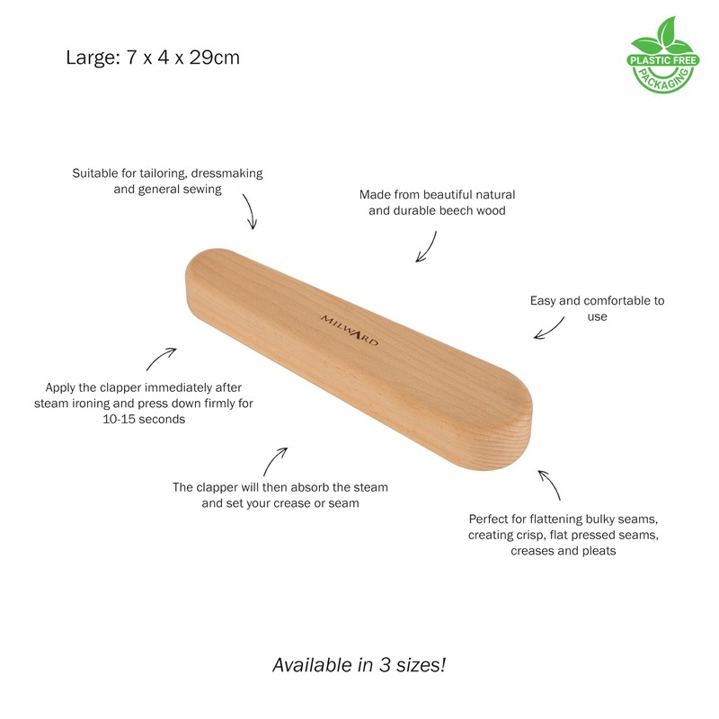 Milward Wooden Sewing Cutter Flap, Sewing, Sewing, Quilting, 2519036, Beech