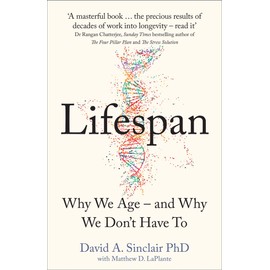 Lifespan [Hardcover], The Telomere Effect, How Not To Die 3 Books Collection Set