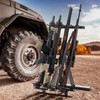 Nonkky Gun Rack, Portable Folding Rifle Rack Stand, Vertical Floor