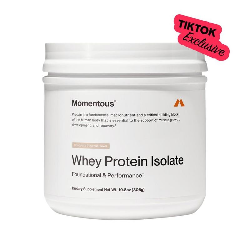 Momentous Whey Protein Isolate Powder - Various Limited-Edition Flavors |