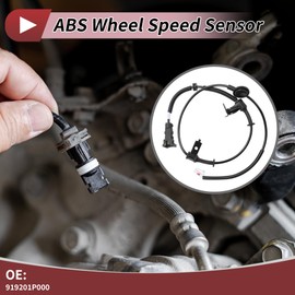 HEROFFIX ABS Wheel Speed Sensor Rear Left ABS Sensor Anti-lock Braking System Sensor No.919201P000 for HYUNDAI IX20 2010-2019