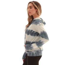 Just Love Loop Terry Tie Dye Hoodie for Women 6922-10641-L