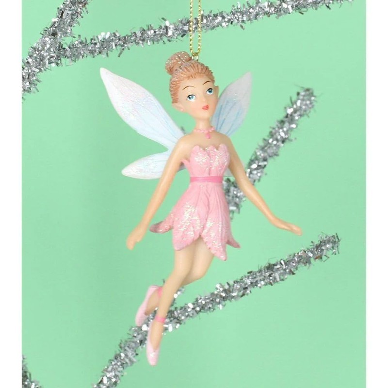Gisela Graham Tinkerbell Resin Hanging Decoration Christmas Tree Ornament Fairy