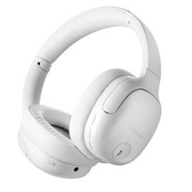 Intenso O400HA Over-Ear Headphones - Hybrid Active Noise Cancelling, up to 75 Hours Runtime and Bluetooth 5.3, with Music Mode, Transparency Mode and Fast Charging Time, White