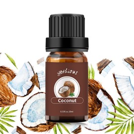 yethious Coconut Essential Oil for Diffuser, Skin, Hair, Massage Pure Natural Organic Coconut Oil 10ml
