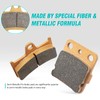 Semi-Metallic-Pro Front & Rear Brake Pads for Yamaha Grizzly 660
