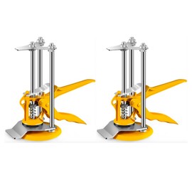 Feqsky 2pcs Tile Locator Height Adjustment Regulator Ceramic Wall Leveling Adjuster Construction Arm Lifter Tool