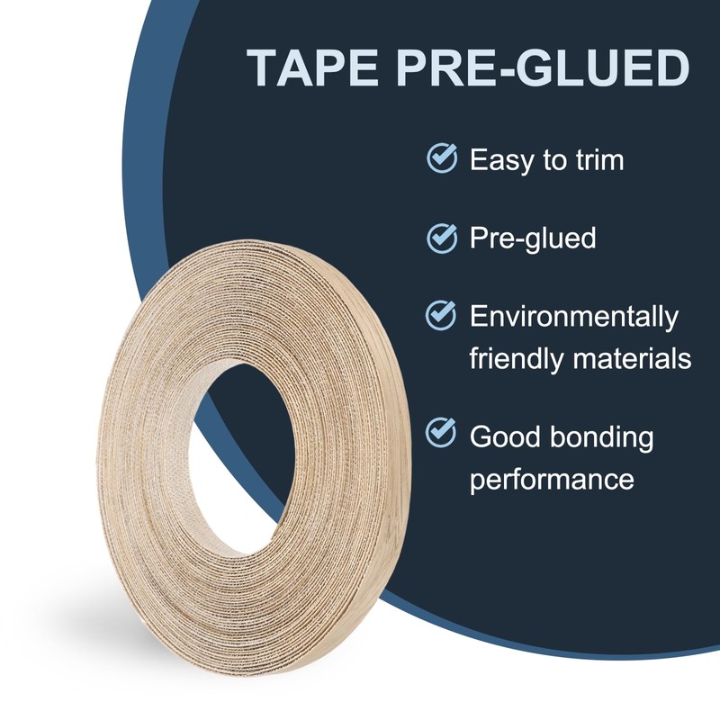 PATIKIL White Oak Edge Banding, 1/2 in x 49.2 ft