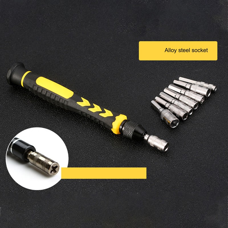 38 in 1 White Bit Screwdriver Socket Set High Hardness