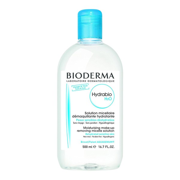 Bioderma Hydrabio H2O 16.7 fl oz 500 ml. Facial Cleanser