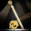 U Scinan 4 PCS Crown Top Ballpoint Pen Classic Metal